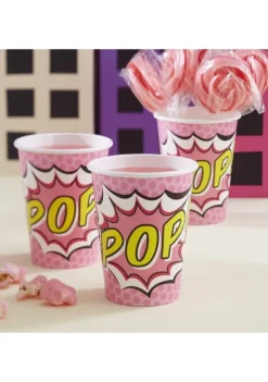 Kubeczki PINK POP ART (8szt.)