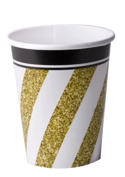 Kubeczki urodzinowe URODZINY GLITTER (8szt.)