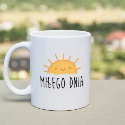 Kubek MIŁEGO DNIA zabawny prezent
