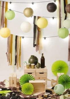 Lampion papierowy BIAŁY (20cm)