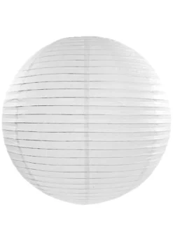 Lampion papierowy BIAŁY (45cm)