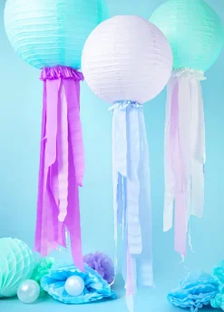 Lampion papierowy JASNORÓŻOWY (20cm)