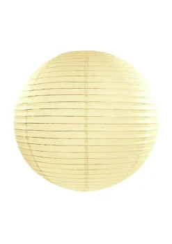 Lampion papierowy KREMOWY (25cm)