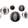 Lampiony CZASZKI Dia de los Muertos (6szt.)