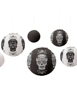 Lampiony CZASZKI Dia de los Muertos (6szt.)