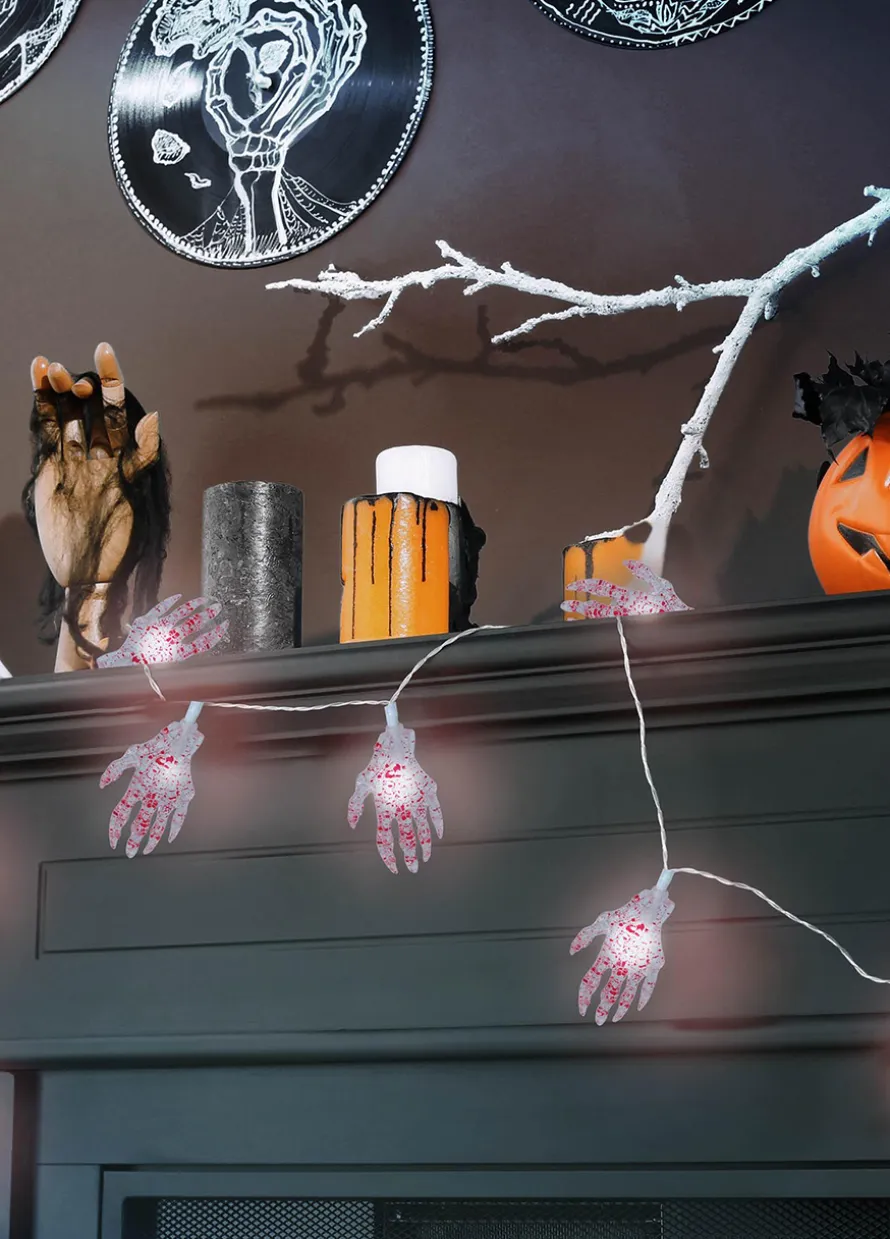 Lampki na Halloween DŁONIE dekoracja na Halloween