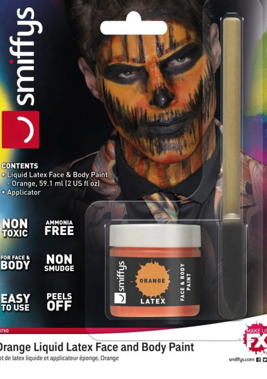 Lateks do charakteryzacji na Halloween POMARAŃCZOWY 59ml