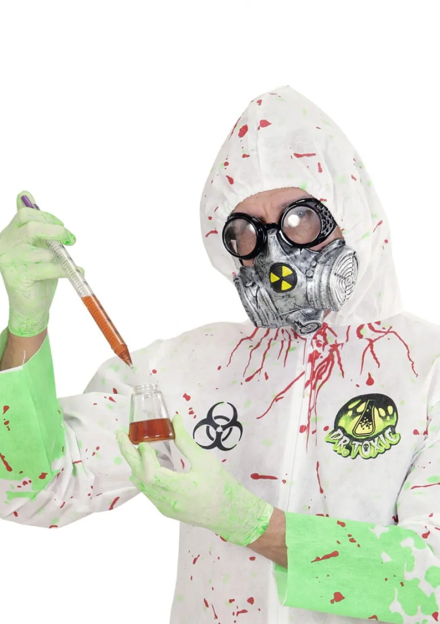 Lateksowa maska na halloween MASKA GAZOWA