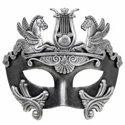 Maska karnawałowa RZYMIANIN srebrna