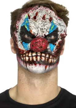 Maska klauna STRASZNY CLOWN maska halloweenowa