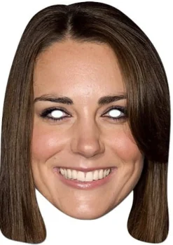 Maska KSIĘŻNEJ KATE tekturowa