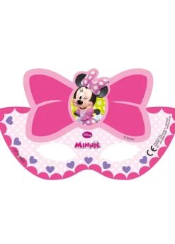 Maska MYSZKA MINNIE kokardka (6szt.)