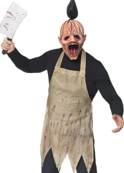 Maska na Halloween RZEŹNIK z fartuchem