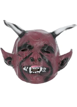 Maska na Halloween SZATAN diabeł z rogami