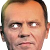 Maska tekturowa DONALD TUSK