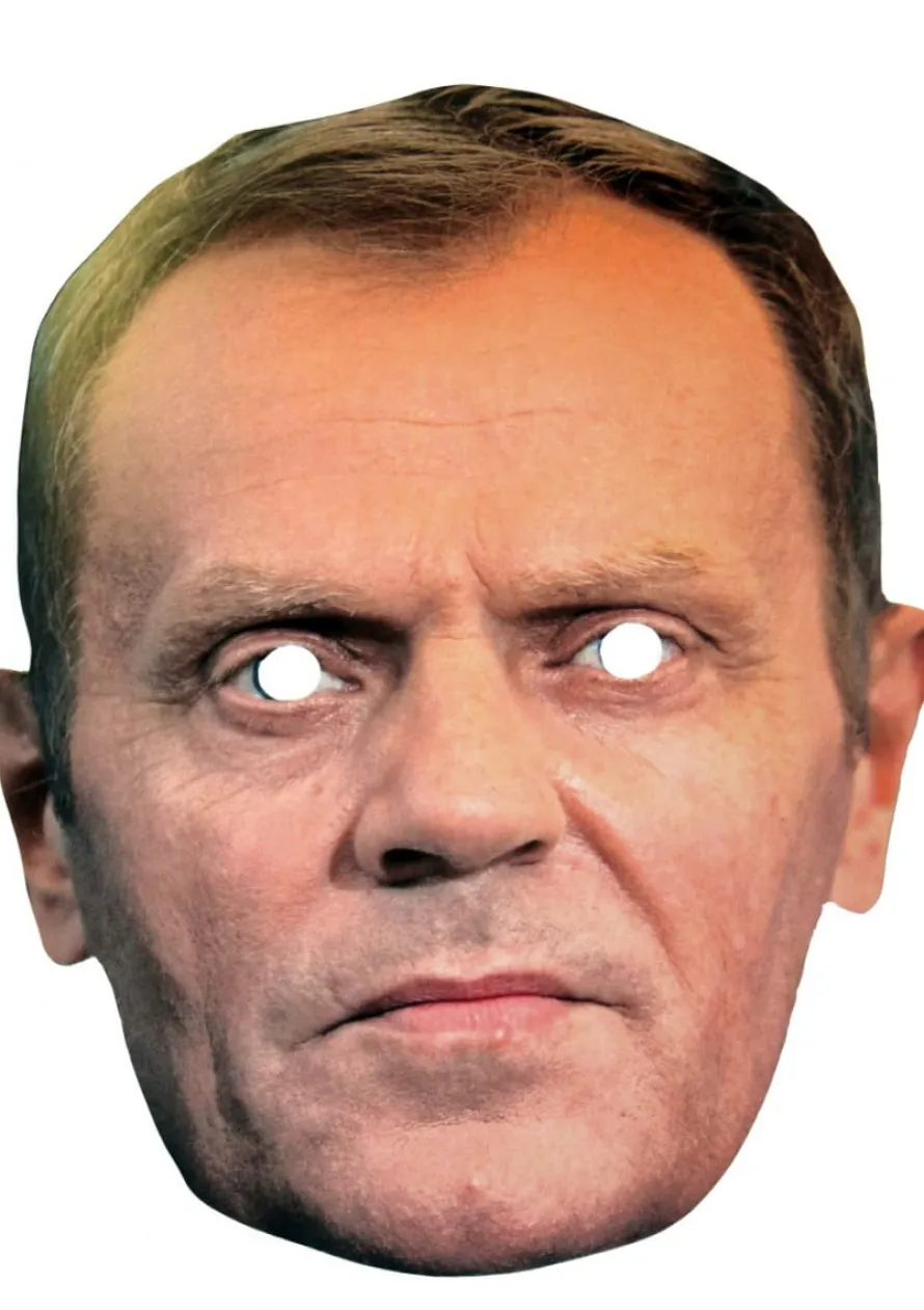 Maska tekturowa DONALD TUSK