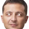 Maska tekturowa WOŁODYMYR ZEŁENSKI