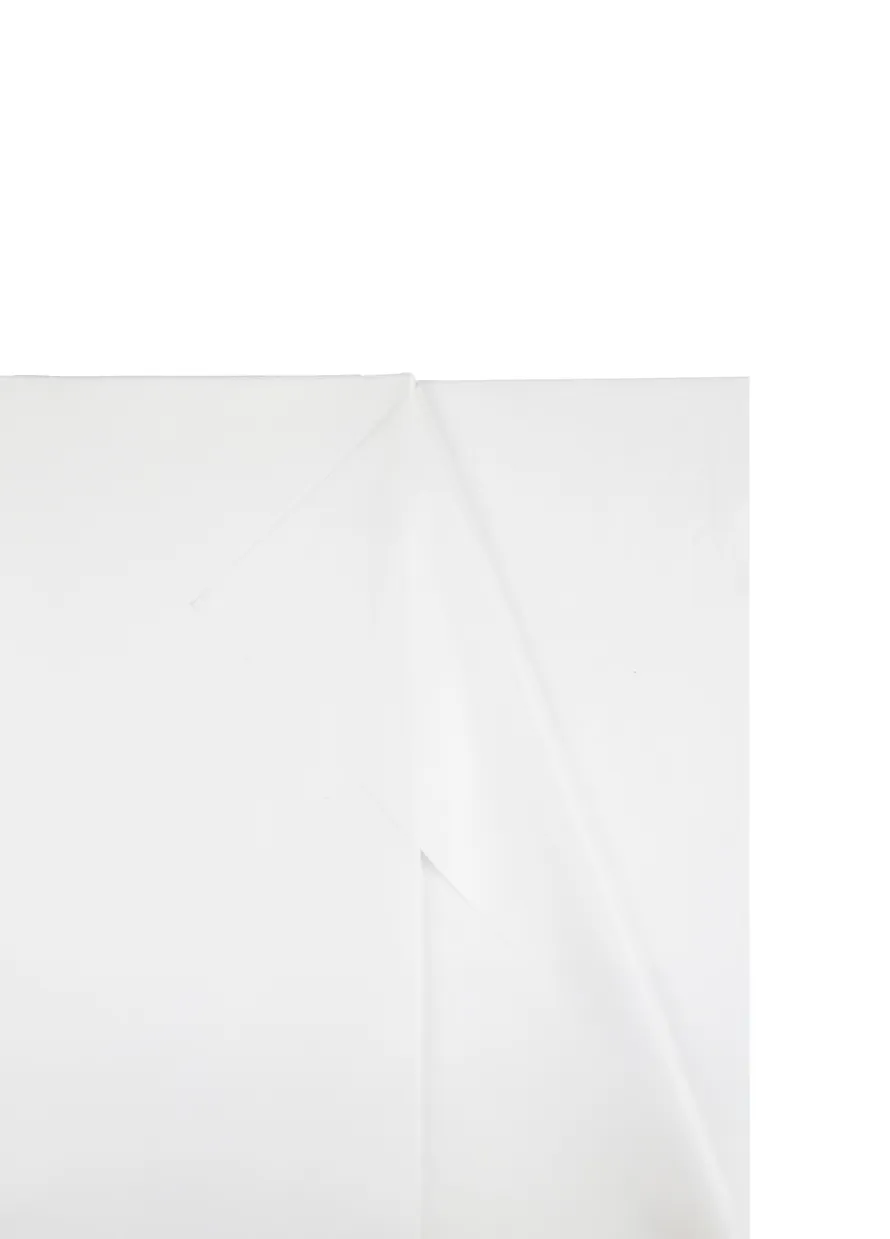 Materiałowy obrus prostokątny BIAŁY