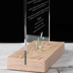 Menu na wesele DELIKATNE GAŁĄZKI ozdoba stołu weselnego