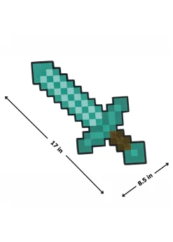 Miecz DIAMENTOWY Minecraft dodatek do stroju