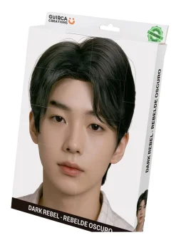 Męska peruka K-POP czarna
