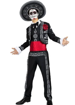 Męski strój karnawałowy Dia de los Muertos