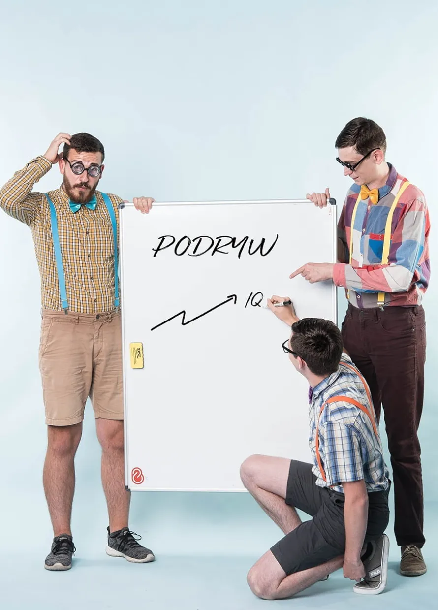 Mucha satynowa na gumce niebieska