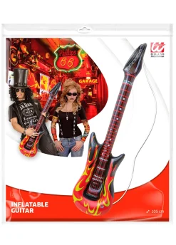 Nadmuchiwana GITARA dodatek do stroju gitarzysty lata 80