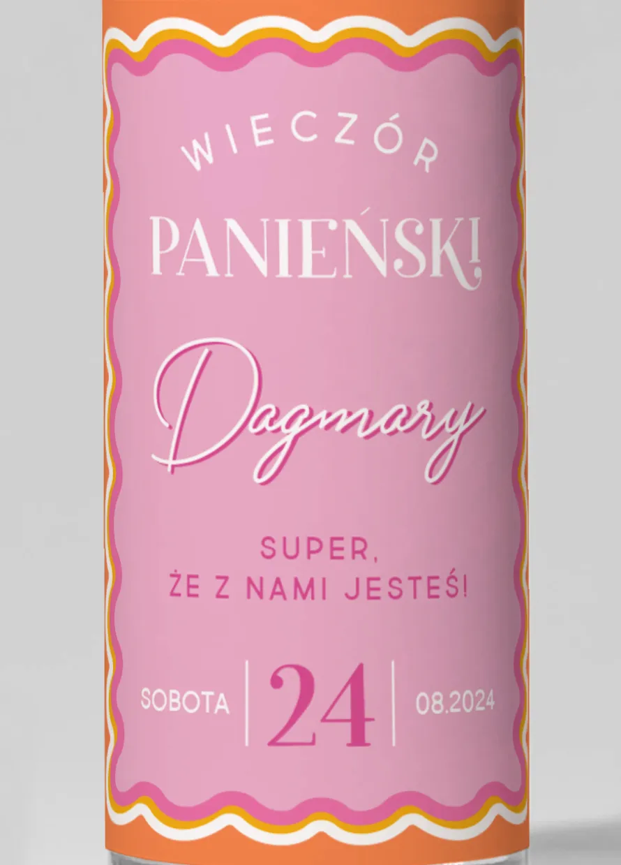Naklejki na butelki WIECZÓR PANIEŃSKI