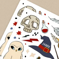 Naklejki personalizowane MAŁY CZARODZIEJ dla fana magii