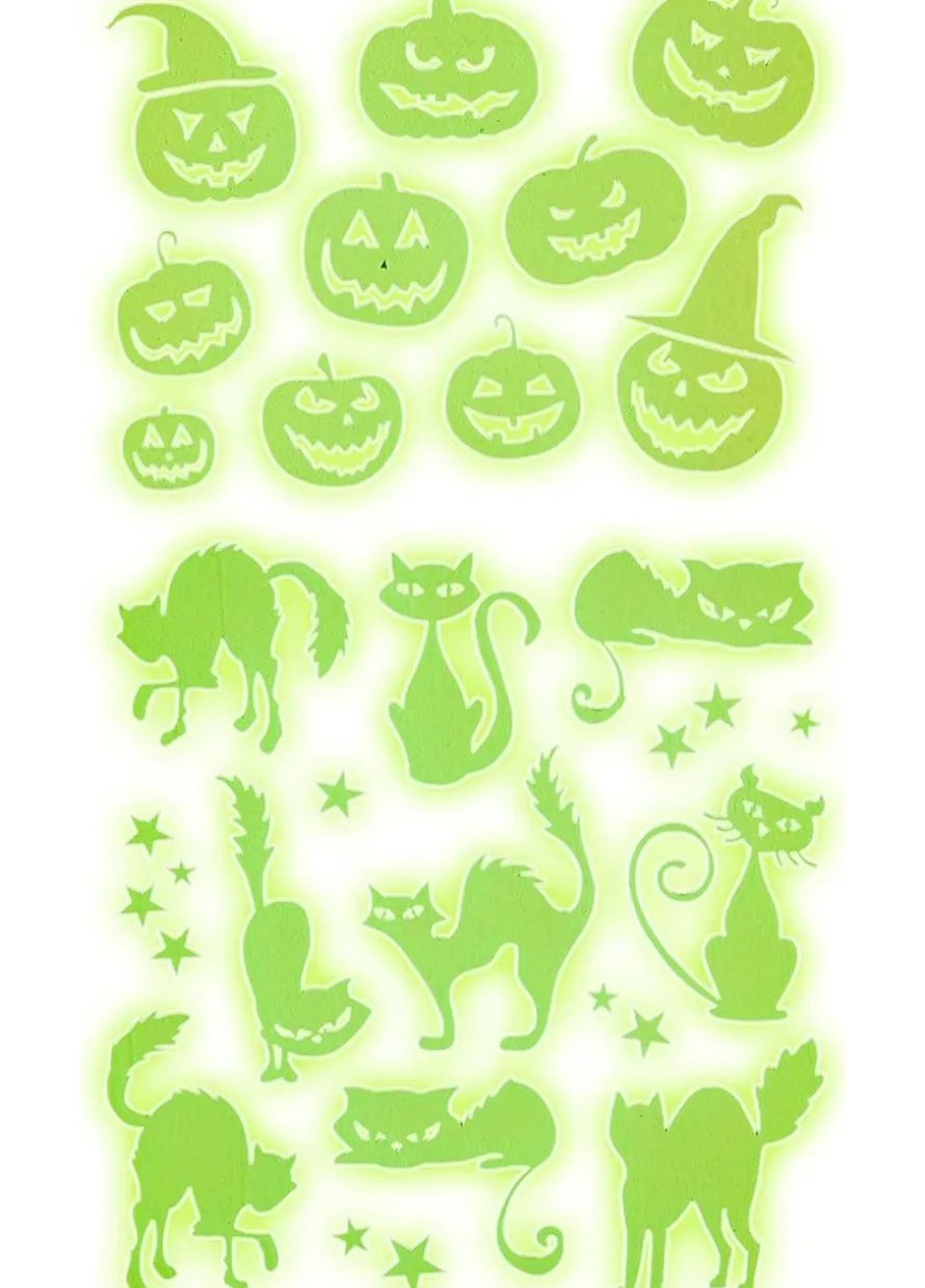 Naklejki świecące w ciemności na halloween