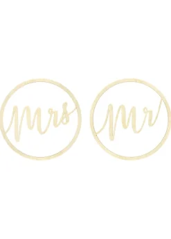 Napis Mr & Mrs na wesele