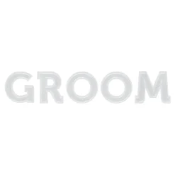 Naprasowanka napis GROOM