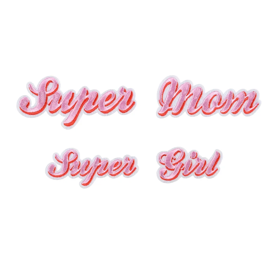 Naprasowanka na ubrania dla mamy i córki SUPER MOM