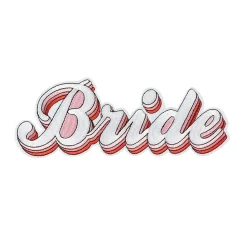 Naprasowanka na wieczór panieński BRIDE różowa