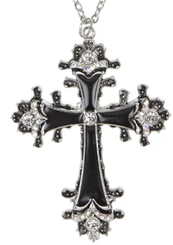 Naszyjnik krzyż BLACK CROSS