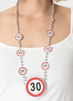 Naszyjnik ZNAK 30 akcesoria na urodziny