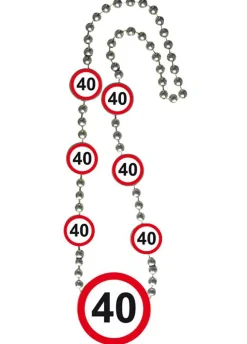 Naszyjnik ZNAK gadżet na 40 urodziny