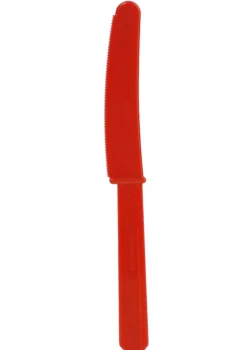 Noże plastikowe CZERWONE (10szt.)