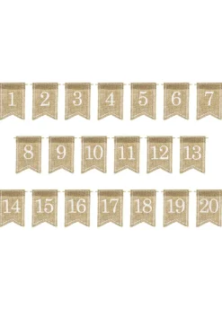 Numeracja stolików jutowa (od 1 do 20)