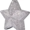 Obciążnik do balonów STAR brokatowy srebrny