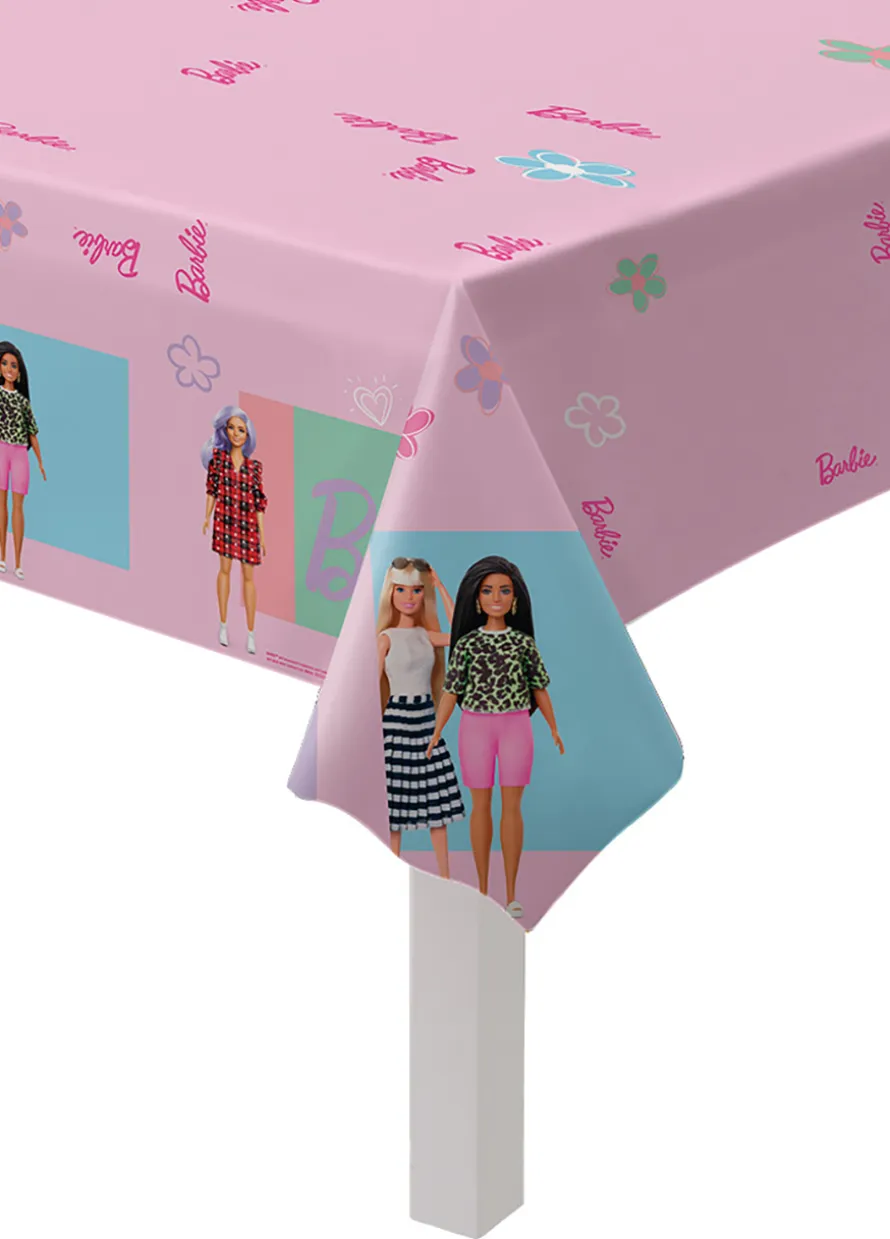 Obrus papierowy Barbie 120x180 cm