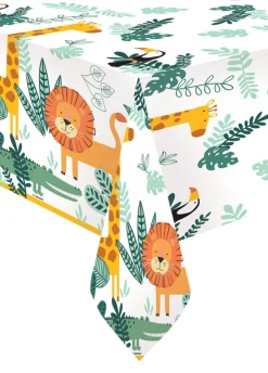 Obrus papierowy na urodziny safari GET WILD 120x180cm