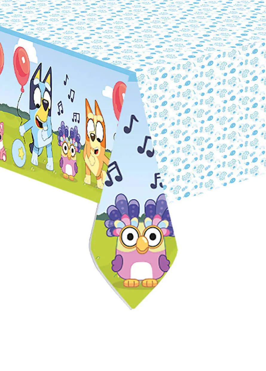 Obrus papierowy URODZINY BLUEY 120x80 cm