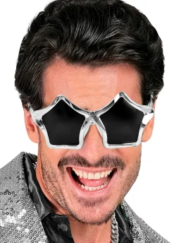 Okulary GWIAZDKI srebrne