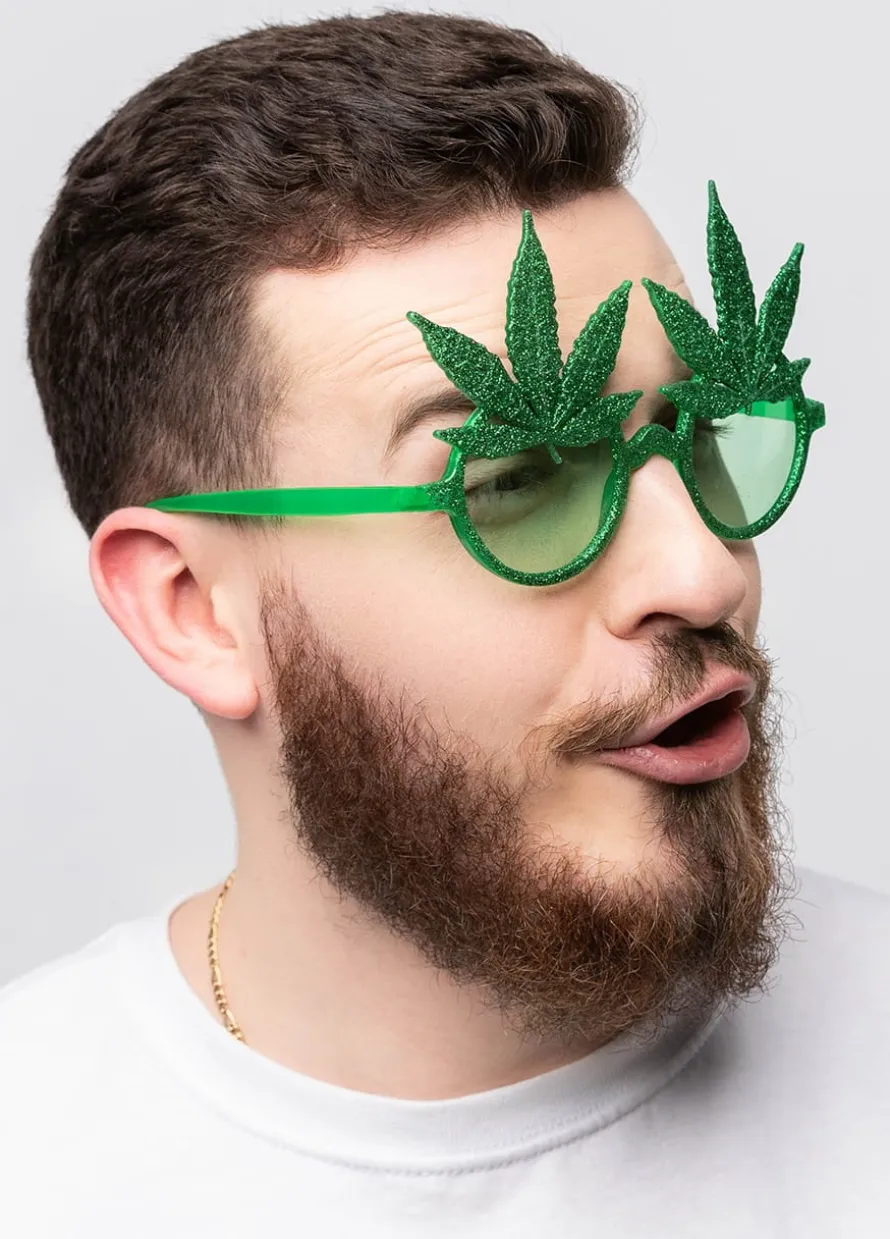 Okulary hipisa MARIHUANA