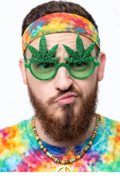 Okulary hipisa MARIHUANA