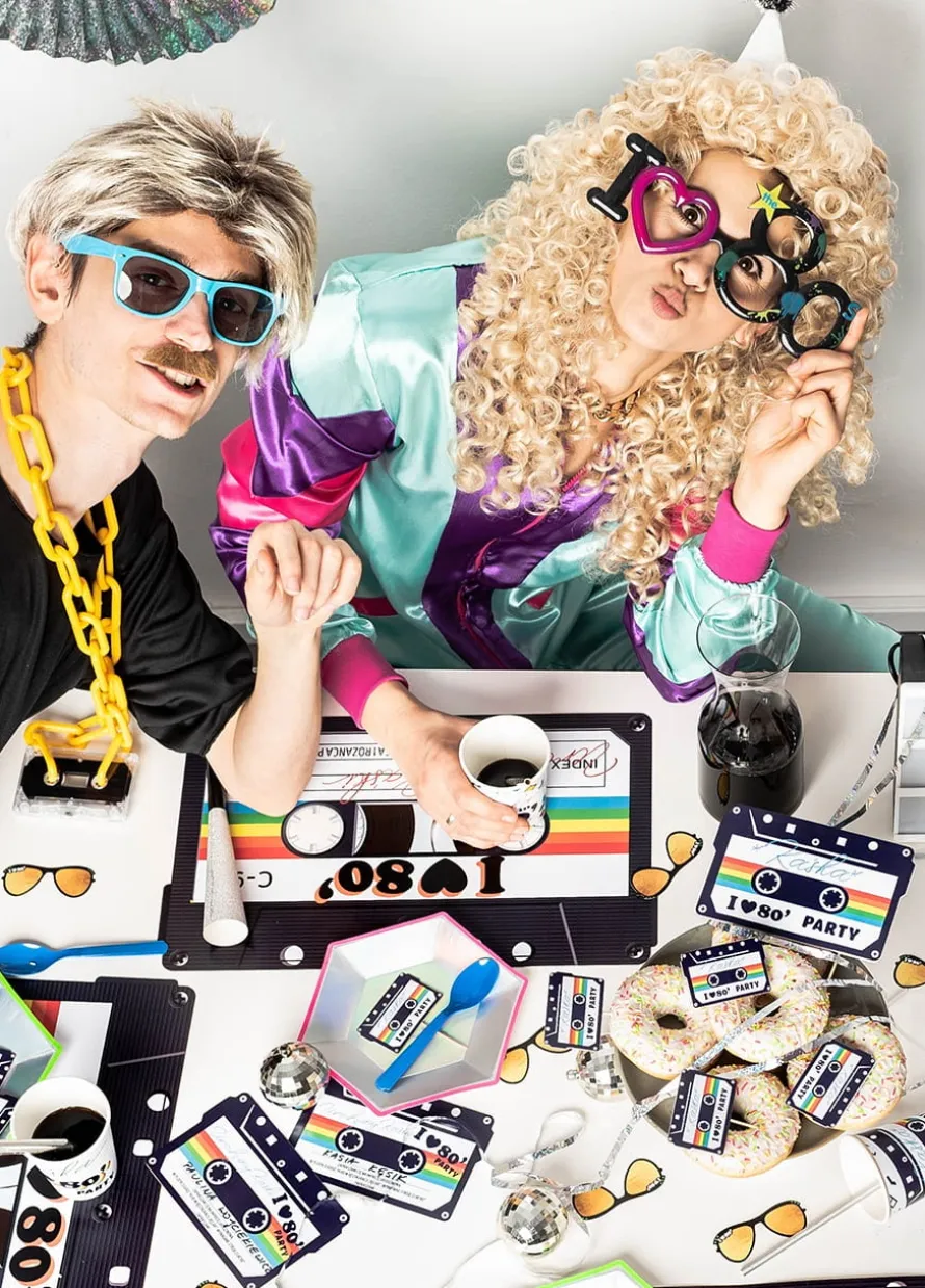 Okulary lata 80 I LOVE 80s