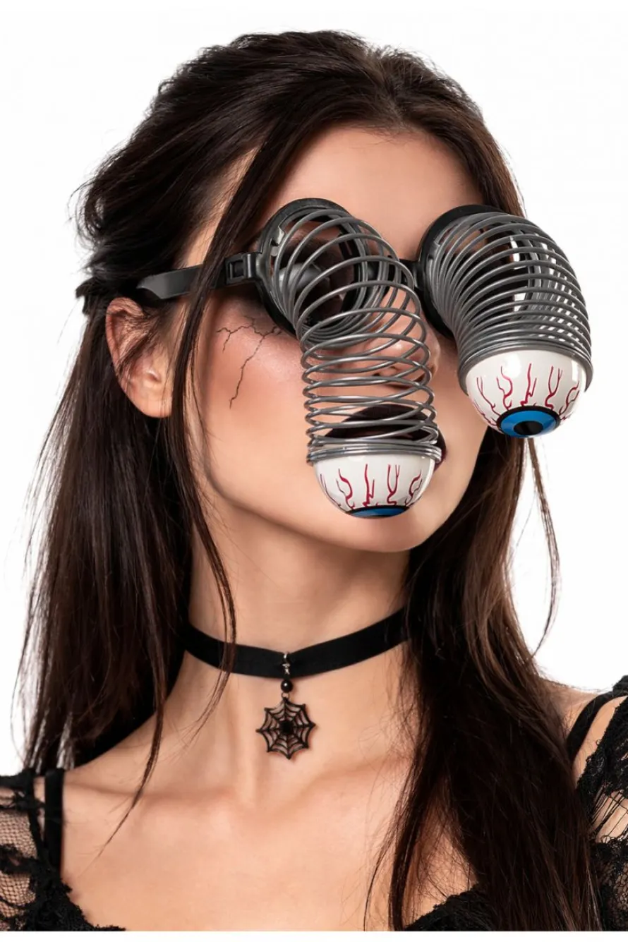 Okulary na Halloween WYPADAJĄCE OCZY