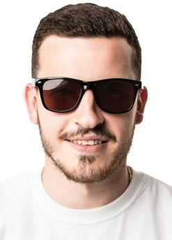 Okulary na imprezę CZARNE